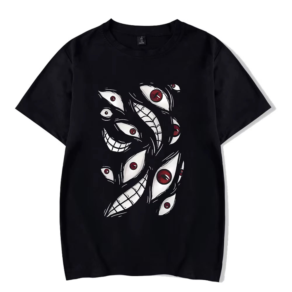 Hip Hop Men Streetwear Vintage Washed T-Shirt Anime Graphic T Shirt Men Harajuku Cotton Casual Short Sleeve Loose Vintage Tops